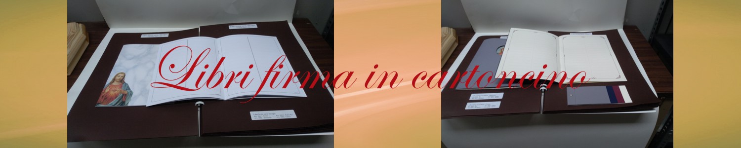 Libri firma in cartoncino